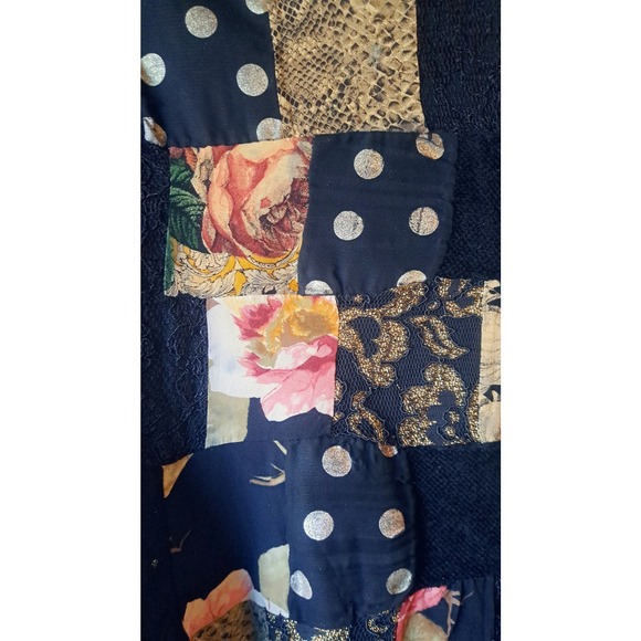 Delah size M/P black & gold vintage  blazer - Picture 9 of 16